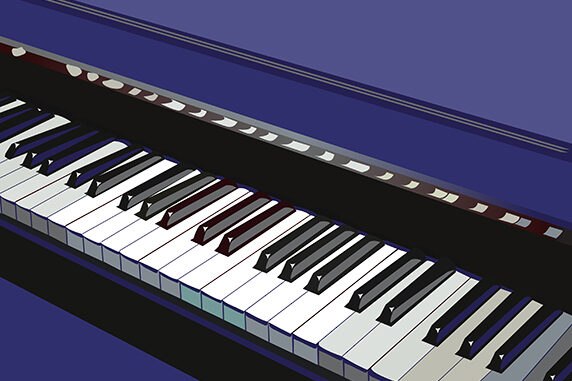 Piano Vector Illustration